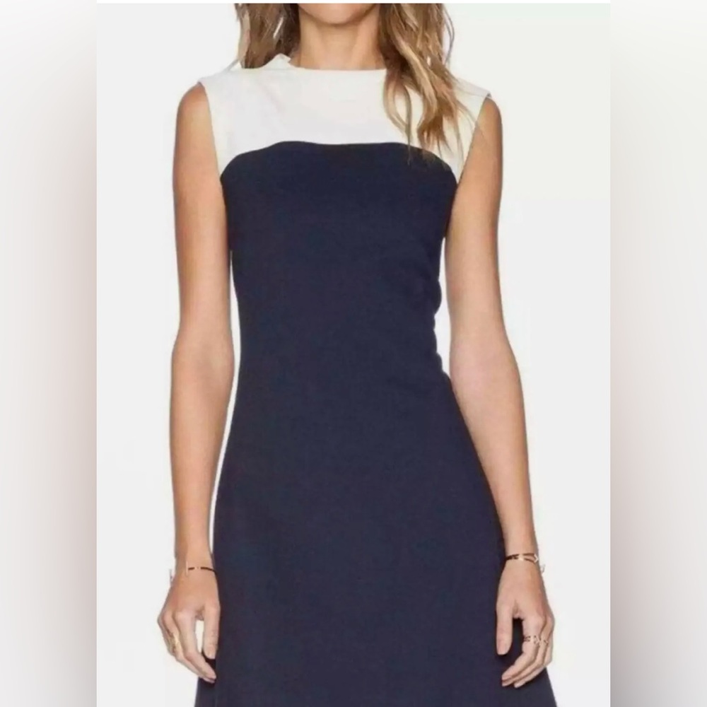 Kate Spade NWOT Navy and White Fit and Flare Dress